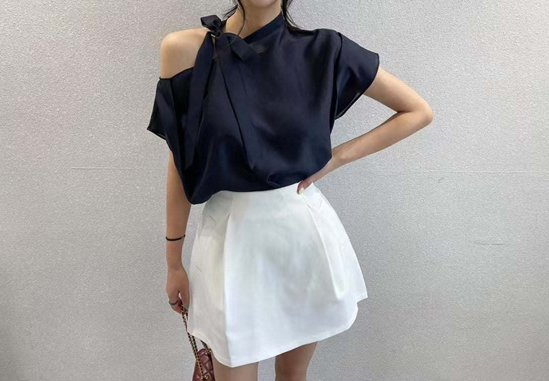 高級的性感露肩綁帶上衣