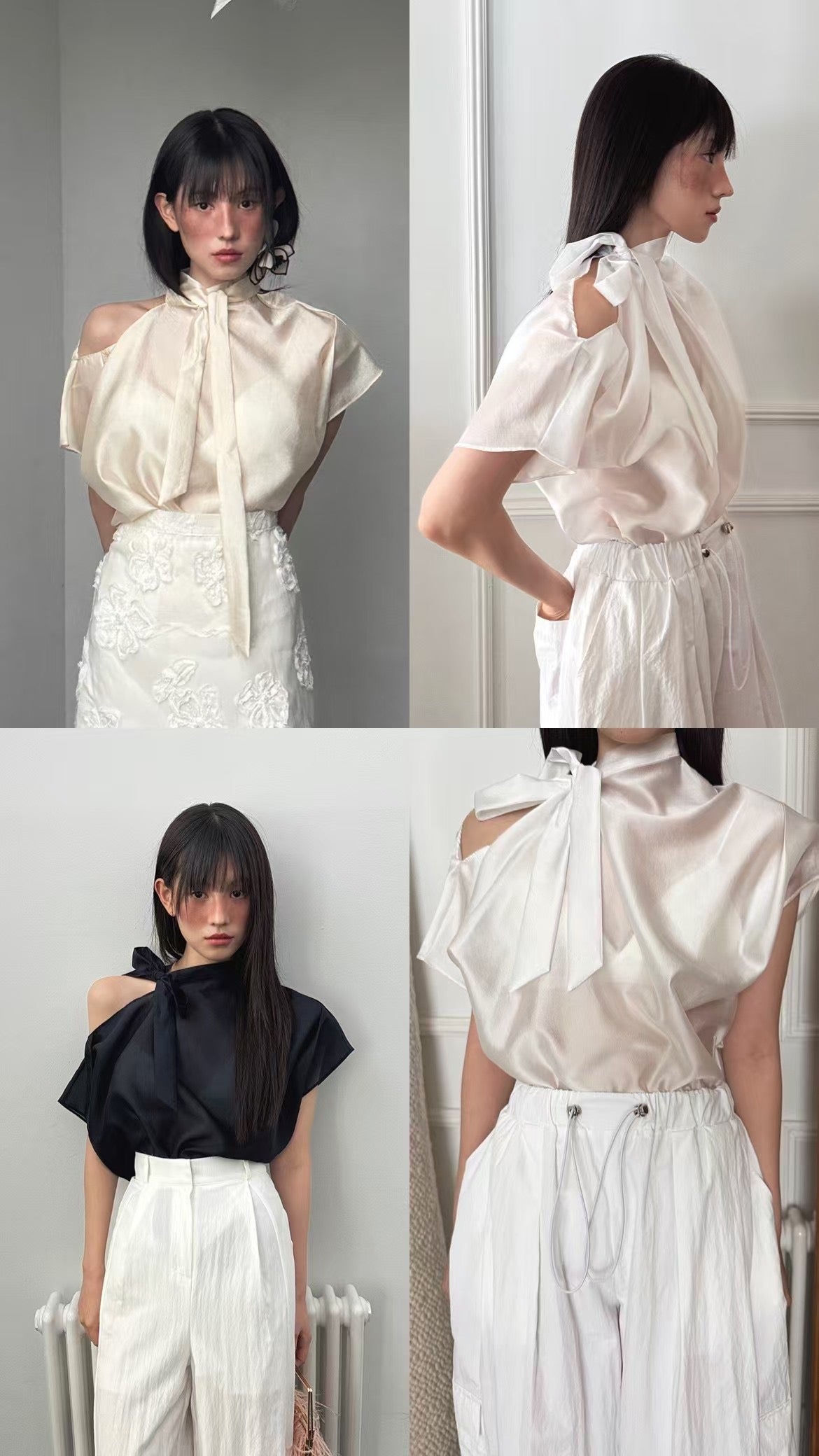 高級的性感露肩綁帶上衣