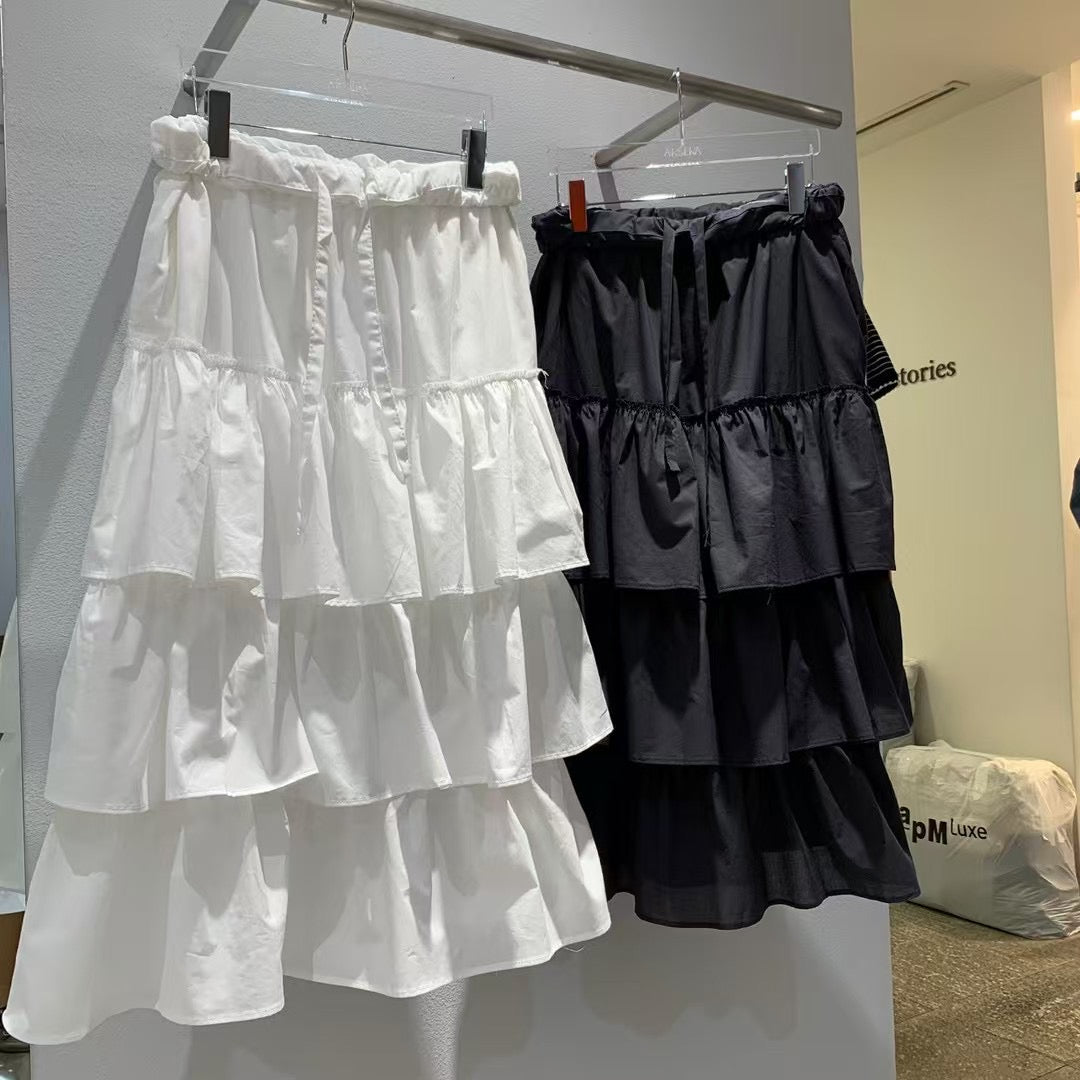 個性甜美兼具抽繩蛋糕裙