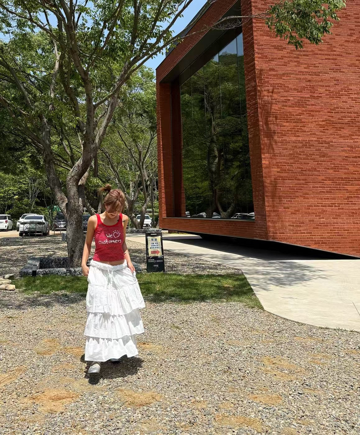 個性甜美兼具抽繩蛋糕裙