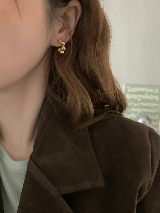 簡約珠珠C字耳針