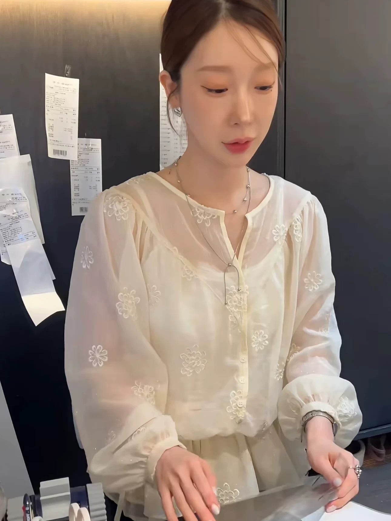 精緻小愛心鎖骨項鍊