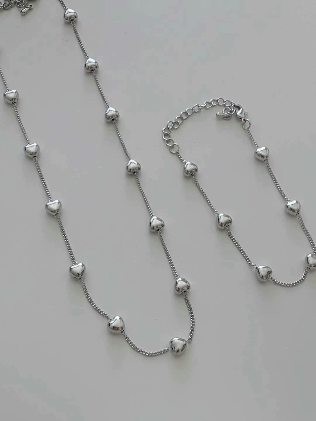 精緻小愛心鎖骨項鍊